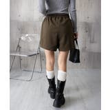 プリーツキュロットパンツ ウール風 秋冬 | Miniministore | 詳細画像21