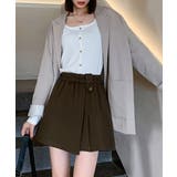 プリーツキュロットパンツ ウール風 秋冬 | Miniministore | 詳細画像3