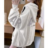 韓国風フード付きジップパーカーレディース | Miniministore | 詳細画像7 