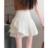 プリーツミニスカートチュール切替スカート | Miniministore | 詳細画像7