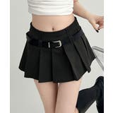 超ミニスカートベルト付きプリーツスカート | Miniministore | 詳細画像15