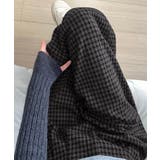 チェック柄ワイドパンツハイウエスト 秋冬 | Miniministore | 詳細画像15