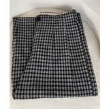 チェック柄ワイドパンツハイウエスト 秋冬 | Miniministore | 詳細画像21