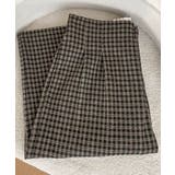 チェック柄ワイドパンツハイウエスト 秋冬 | Miniministore | 詳細画像23