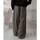 チェック柄ワイドパンツハイウエスト 秋冬 | Miniministore | 詳細画像27