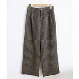 チェック柄ワイドパンツハイウエスト 秋冬 | Miniministore | 詳細画像29