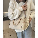 ベージュ | キャンバストートバッグ 無地肩掛けバッグ | Miniministore