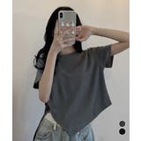 レディース アシンメトリー Tシャツ | Miniministore | 詳細画像1