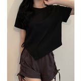 レディース アシンメトリー Tシャツ | Miniministore | 詳細画像5