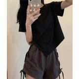 レディース アシンメトリー Tシャツ | Miniministore | 詳細画像6