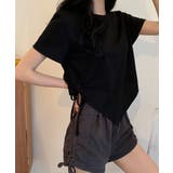 レディース アシンメトリー Tシャツ | Miniministore | 詳細画像7