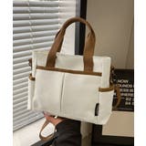 キャンバストートバッグ 無地肩掛けバッグ | Miniministore | 詳細画像11