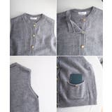 上品ニットベスト 前開きジレ | Miniministore | 詳細画像16