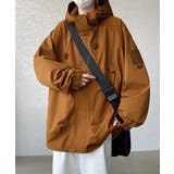 キャメル | ユニセックスルーズマウンテンパーカー長袖 | AsaAura