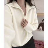 アイボリー | ゆったり無地セーター長袖ニットプルオーバー大人カジュアルきれいめニットトップスレ… | SUNSHINE CLOSET