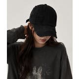 ブラック | ヴィンテージデニムキャップ ダメージ加工 | Miniministore
