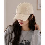 アイボリー | ヴィンテージデニムキャップ ダメージ加工 | Miniministore