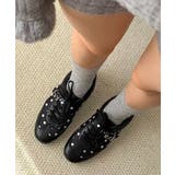ブラック系1(ドット柄) | ドット柄メリージェーンスニーカー 韓国風 | Miniministore