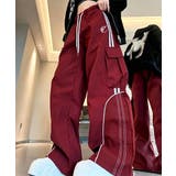 ワインレッド | カーゴパンツ サイドライントラックパンツ | Miniministore