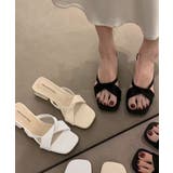 スクエアトゥサンダル ツイストミュール夏 | Miniministore | 詳細画像16