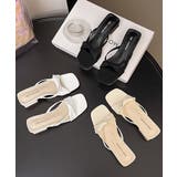 スクエアトゥサンダル ツイストミュール夏 | Miniministore | 詳細画像27