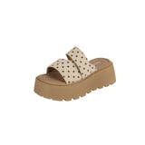 厚底サンダル ドット柄ミュールサンダル夏 | Miniministore | 詳細画像18 
