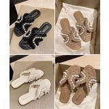 パールミュールサンダル韓国風バレエコア靴 | Miniministore | 詳細画像22