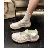 バレエコアスニーカーメリージェーン厚底靴 | Miniministore | 詳細画像12 