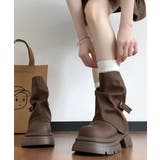 厚底ショートブーツレディースカバーブーツ | Miniministore | 詳細画像12
