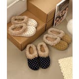ドット柄ファーサンダルサボサンダル秋冬靴 | Miniministore | 詳細画像14