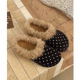 ドット柄ファーサンダルサボサンダル秋冬靴 | Miniministore | 詳細画像16