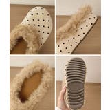ドット柄ファーサンダルサボサンダル秋冬靴 | Miniministore | 詳細画像19
