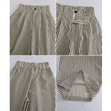 ワイドパンツストライプ柄ロングパンツ春夏 | Miniministore | 詳細画像28