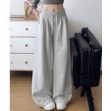 スウェットパンツハイウエストワイドパンツ | Miniministore | 詳細画像3