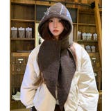 北欧風ニットバラクラバフードマフラー防寒 | Miniministore | 詳細画像13