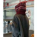北欧風ニットバラクラバフードマフラー防寒 | Miniministore | 詳細画像23