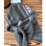 北欧風ニットバラクラバフードマフラー防寒 | Miniministore | 詳細画像29