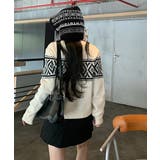 北欧風ニットバラクラバフードマフラー防寒 | Miniministore | 詳細画像9