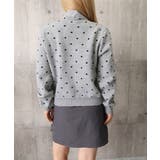 ボウタイリボンドット柄ニットカーディガン | Miniministore | 詳細画像21