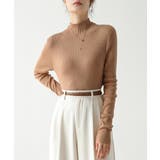 コーラル | プチハイネックリブニットトップスきれいめ | Miniministore