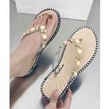 シャンパン | ビジュートングサンダル大人可愛いスリッパ | ANGELCLOSET