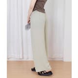 綿麻風ワイドパンツ レディース きれいめ | Miniministore | 詳細画像18 