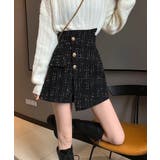ツイードショートパンツ ラップスカート風 | Miniministore | 詳細画像6 
