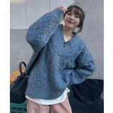 ケーブル編み ニットトップス レディース | Miniministore | 詳細画像11 