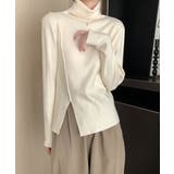 タートルネックニットトップス レディース | Miniministore | 詳細画像2 