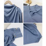 ドレープブラウス 韓国風ブラウスきれいめ | Miniministore | 詳細画像14 