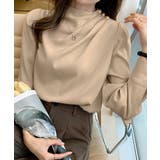 ドレープブラウス 韓国風ブラウスきれいめ | Miniministore | 詳細画像2 