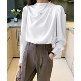 ドレープブラウス 韓国風ブラウスきれいめ | Miniministore | 詳細画像3 