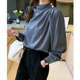 ドレープブラウス 韓国風ブラウスきれいめ | Miniministore | 詳細画像8 