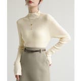 プチハイネックリブニットトップスきれいめ | Miniministore | 詳細画像4 